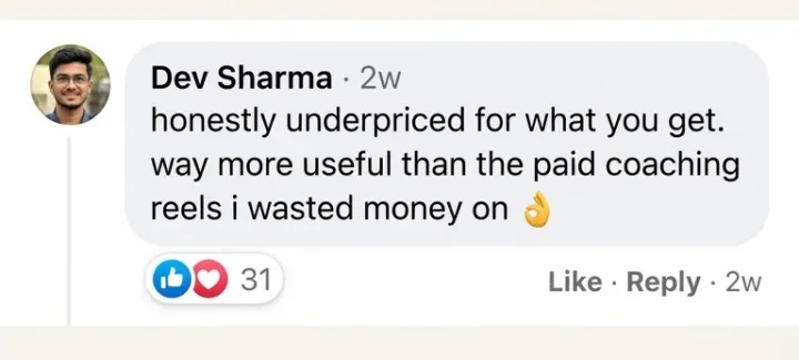 Comment: underpriced for what you get